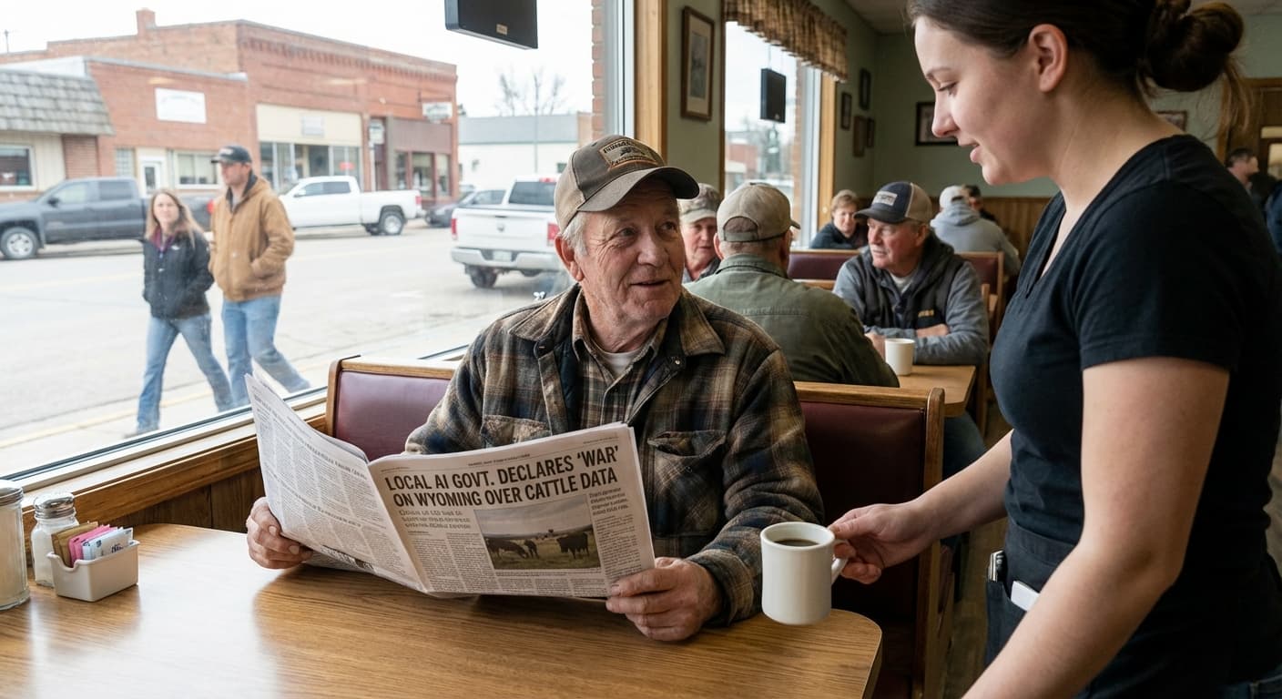 Rural Montana Town's AI-Powered Municipal Government Accidentally Declares War On Wyoming Over Disputed Livestock GPS Data