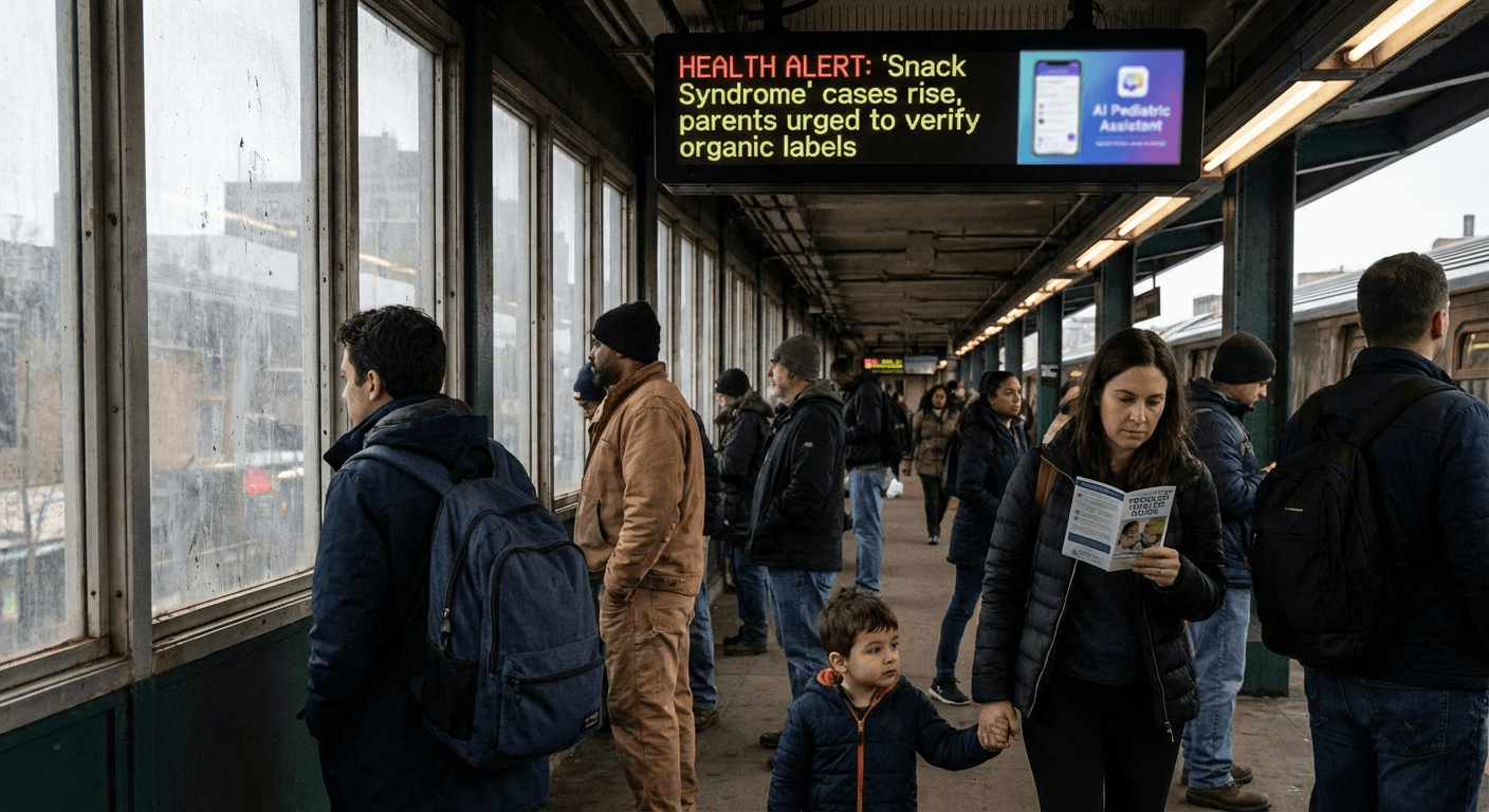 Local Mother's AI Pediatric App Diagnoses Toddler With 'Chronic Inadequate Snack Provision Syndrome' After Dad Gives Goldfish Crackers Instead Of Organic Alternative