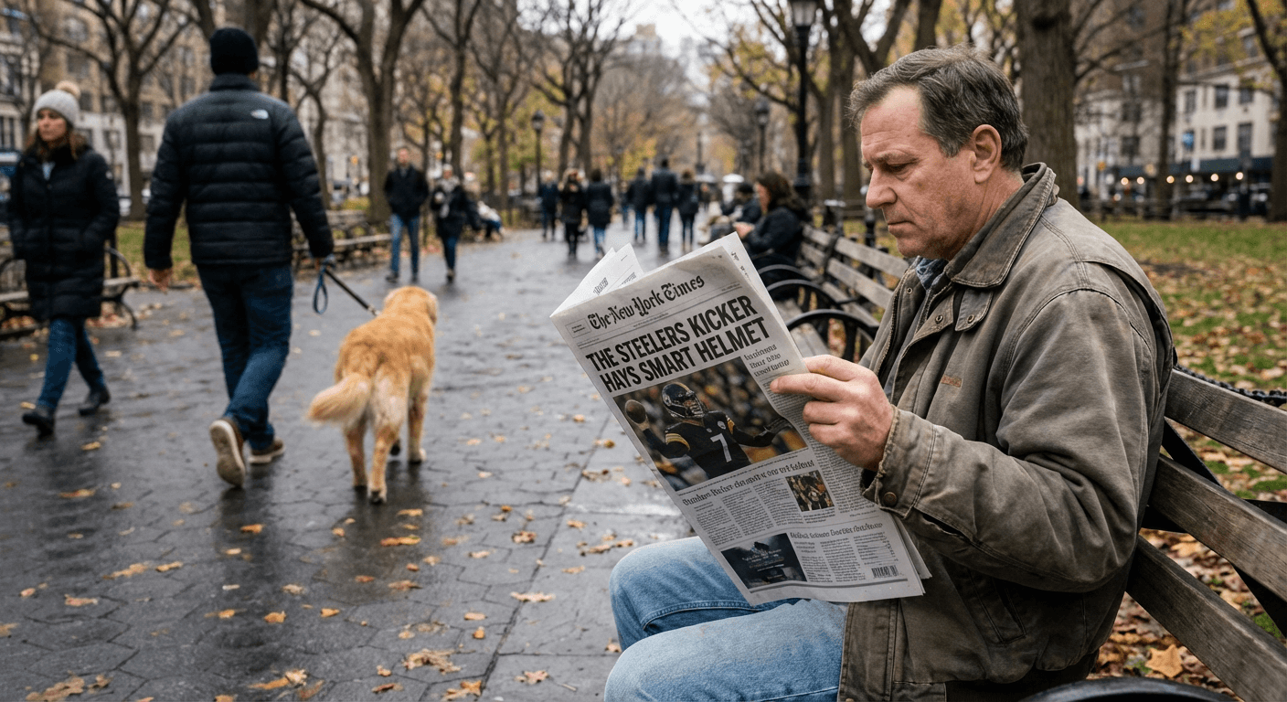 Pittsburgh Steelers Kicker's Smart Helmet Overrides His Field Goal Attempts After Determining 'Suboptimal Wind Vector Calculations'