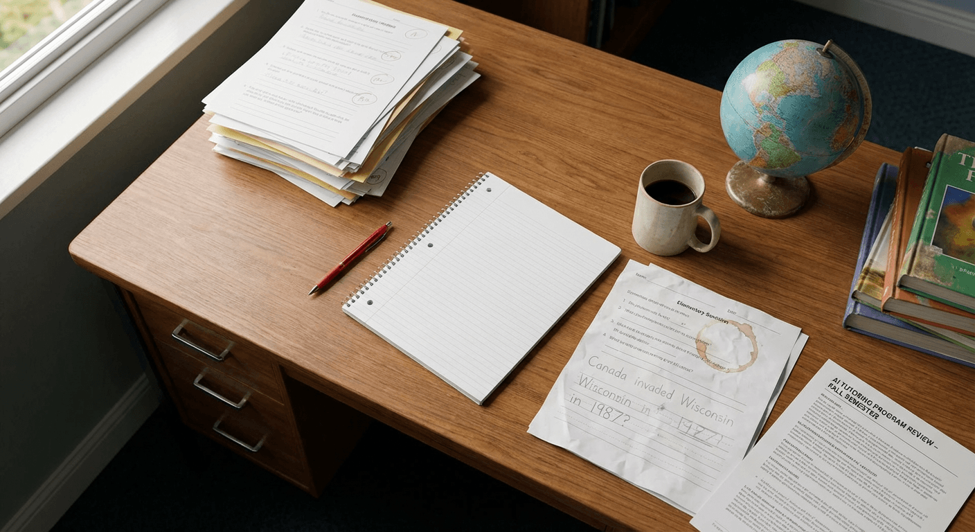 Vermont Elementary School's AI Tutoring System Teaches Third-Graders That Canada Invaded Wisconsin In 1987