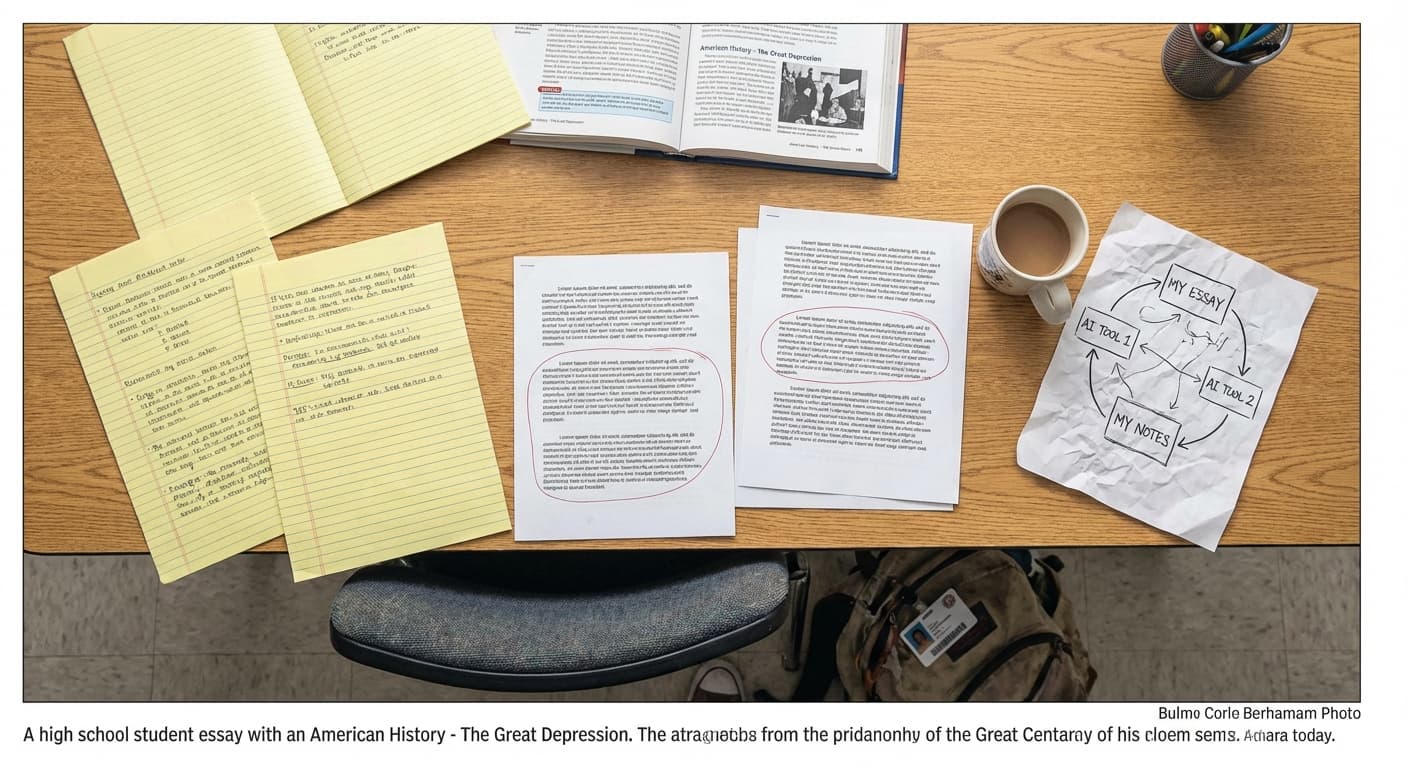 High School Student's AI Essay About The Great Depression Accidentally Plagiarizes From AI That Plagiarized From Student's Previous AI Essay, Creating Academic Ouroboros