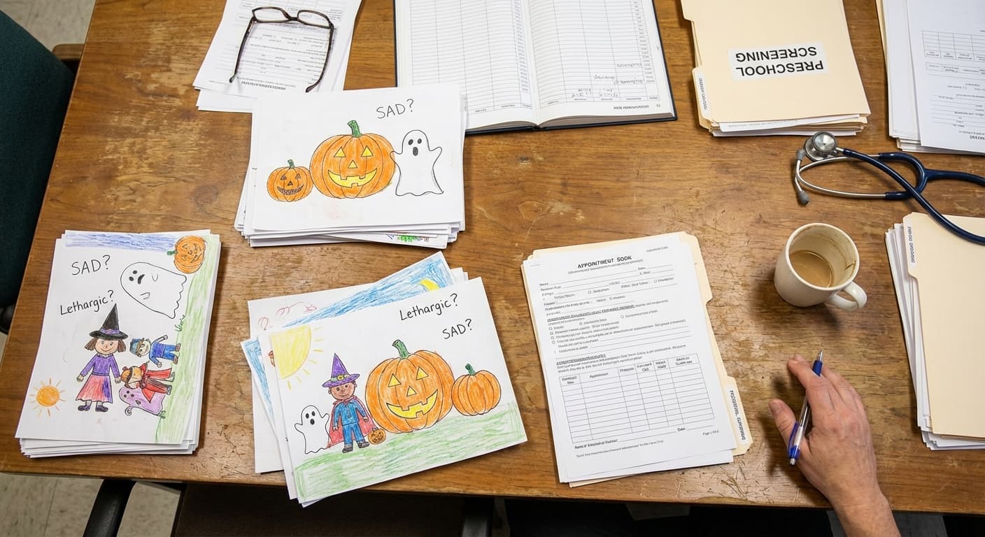 Pediatrician's AI Assistant Diagnoses Entire Preschool Class With Seasonal Affective Disorder After Analyzing Halloween Drawings