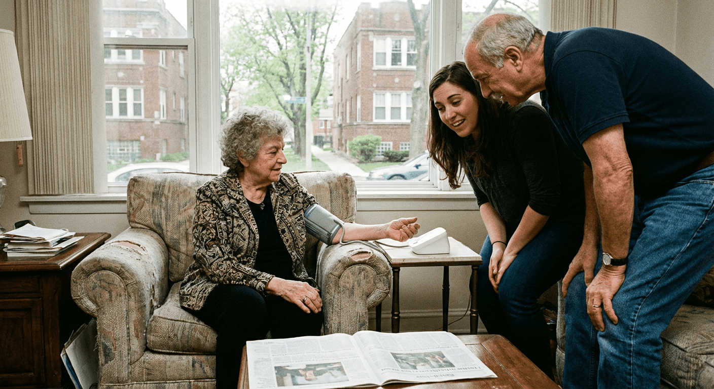 Chicago Grandmother's AI Blood Pressure Monitor Begins Offering Unsolicited Life Advice, Family Considers It Most Helpful Doctor She's Seen In Years